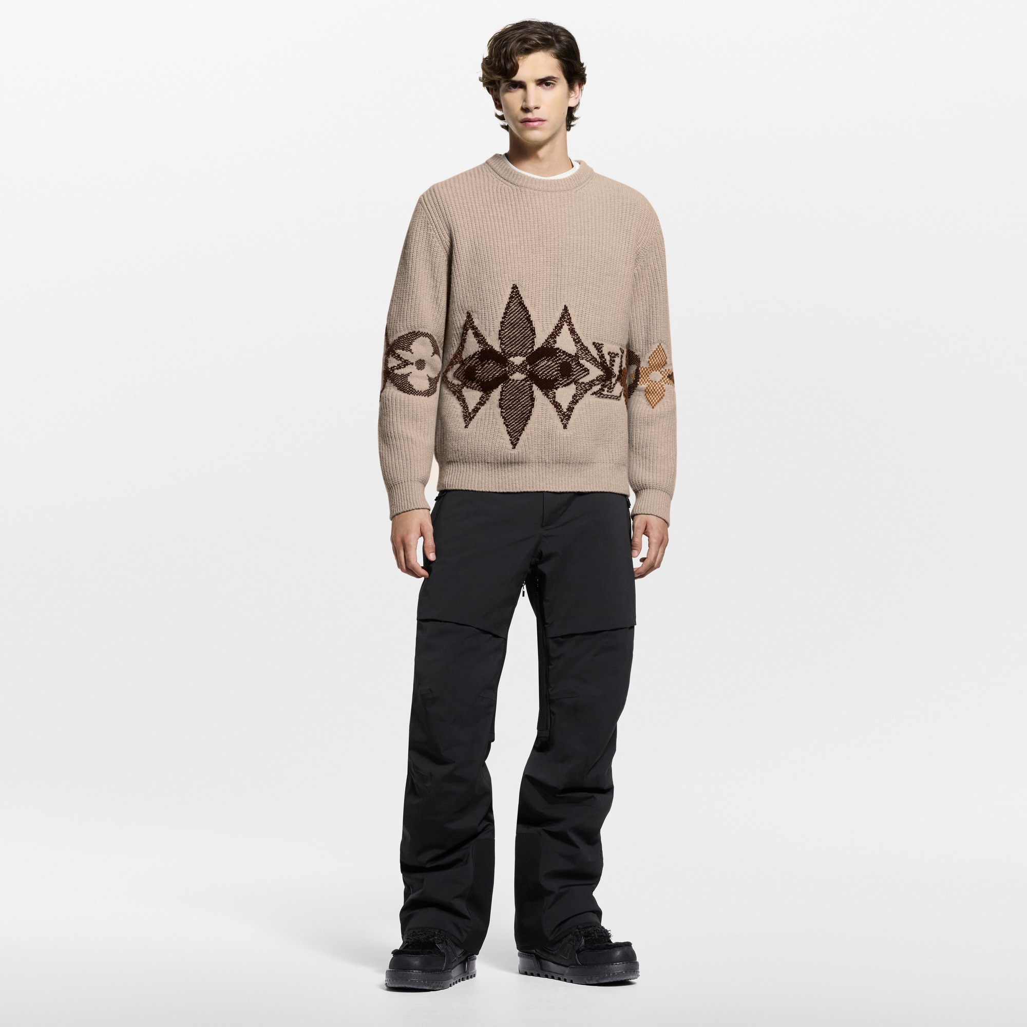 Graphic Knitted Crewneck - For Men 1AJBVW | LOUIS VUITTON